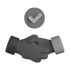 an icon showing a handshake